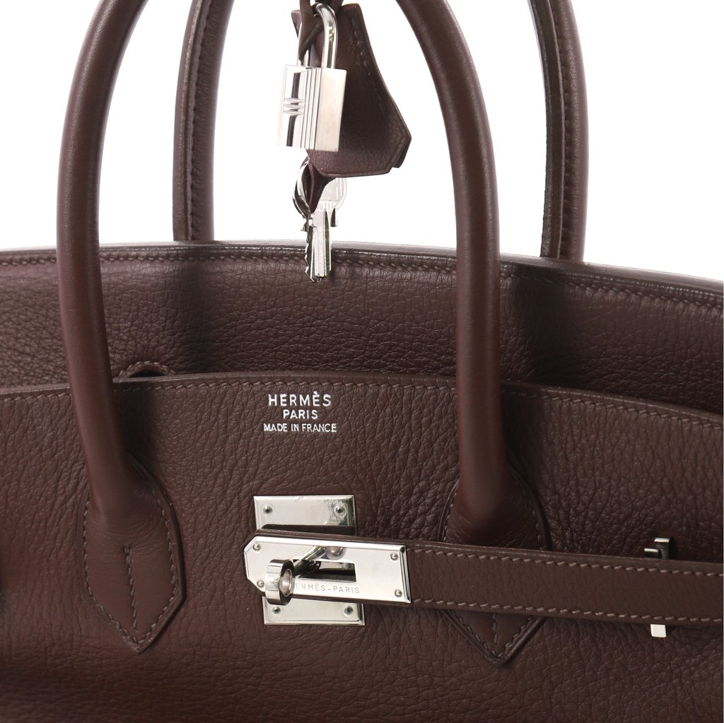 Hermes Replica Birkin Handbag Bicolor Clemence with Palladium Hardware 35 – Hermes Replica ...